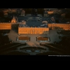 Chateau de Versailles au coucher du soleil, Yvelines, France (N 48°48' - E 2°07')(1)